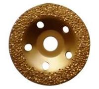 Plateau à Poncer Carbure de Tungstène GOLD GRINDER D.125 mm x Al. 22,23 mm x Gr. 12 - Colle, Vernis, PVC - Diamwood