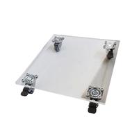 Plateau à roulettes mobile avec base roulante pour pot de fleurs - Support de pot de fleurs épais - Plateau mobile robuste
