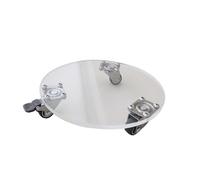Plateau à roulettes mobile avec base roulante pour pot de fleurs - Support épais pour pot de fleurs - Support en acrylique robuste avec