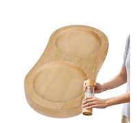 Plateau à sel et poivre - Support à poivre | Plate-forme de repos pour meuleuse à double grille | Organisateur de rangement antidérapant pour comptoir de cuisine