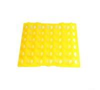 Plateau à œufs en plastique à 30 cellules, incassable, pour réfrigérateur, support de rangement d'œufs empilable - Récipient à œufs réutilisable robuste pour œufs de poule, ferme et usage domestique