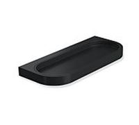 Plateau à ustensiles Hewi System 800 800.03.20060CV 250 mm, insert en plastique, support et gobelet en noir mat profond