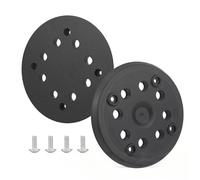 Plateau abrasif auto-agrippant 125 mm pour ponceuses excentriques Bosch PEX 270 A et PEX 270 AE, plateau abrasif avec 8 trous et 4 œillets, pièces de rechange pour ponceuses, Hook and Loop