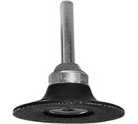 Plateau abrasif en caoutchouc 3M ROLOC, diamètre de l'arbre 6 mm, souple, diamètre extérieur 75 mm