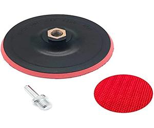 Plateau Abrasif Support Auto-Agrippant Semi-Rigide D. 150 x ép. 10 mm x M14 ou Cylindrique D. 8 mm - 733525 - Beast