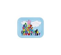 Plateau Alphabet BARBAPAPA Paris Mélamine Multicolore