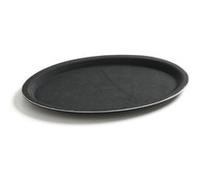 Plateau antidérapant ovale 200x265 mm Hendi Noir