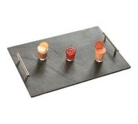 Plateau Ardoise en acrylique D : 400x300x7 mm G