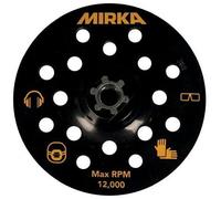 Plateau auto-agrippant Ø 125 mm - M14 - pour capot d'aspiration MIRKA