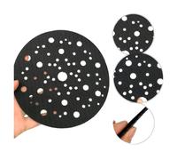 plateau auto-agrippant 2 pièces 6 pouces crochet et boucle tampon économiseur Interface Surface Protection disque 150mm protecteur for patin de ponçage ponceuse orbitale aléatoire(6 Inch 70 Holes)