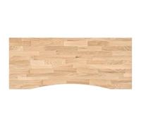 Plateau Bureau en Chêne Massif Non Traité 120x60x2,5 cm Rectangulaire | Surface lisse facile à nettoyer, bois brut personnalisable, grain naturel unique, résistance aux es et champignons,