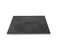 Plateau carré en ardoise naturelle Lacor Noir 10x10x0,5 cm