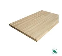 Plateau chêne massif lamellé collé abouté 1200 x 800 x 20 mm - FSC 100% FORESTEA Dimensions : 1200 mm x 800 mm x 20 mm