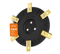 Plateau conteau beos pour 6 lames - Worx Landroid S&M (jusqu'en 2020) | Disque de coupe renforcé de fibres de verre - 146 mm Ø - moulage par injection
