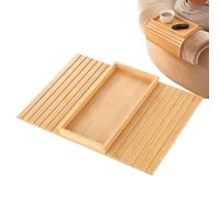 Plateau d'Accoudoir de Canapé Pliable avec Coussin Anti-Dérapant
