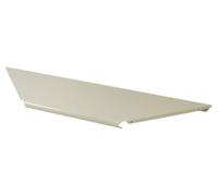 Plateau d'angle blanc int 400 mm