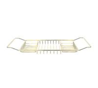 Plateau De Baignoire En Acier Inoxydable Durable ¿ Support De Baignoire Extensible Pour Livres, Tablettes Et Verres À Vin