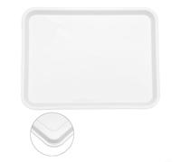 Plateau de base antidérapant pour un transport stable des aliments (38,3 cm | Base antidérapante, surface anti-rayures, mélamine, forme rectangulaire, prise en main facile