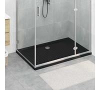 vidaXL Receveur de douche antidérapant en ABS blanc 90x70x4 cm