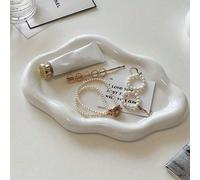 Plateau de bijoux de luxe, plateau de rangement avec un design en forme de nuage créatif, disponible en 2 couleurs, fabriqué en matériau ABS pour la décoration de bureau des femmes, la décoration de l