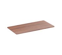 Plateau de bureau bords arrondis 150x75cm, noyer