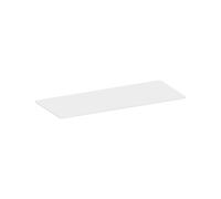 Plateau de bureau bords arrondis 180x75cm, blanc