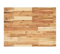 Plateau de bureau rectangulaire en bois d'acacia massif avec revêtement à l'huile - 100 x 60 x 2 cm - Polyvalent pour le bureau à domicile et le bureau - Bois robuste - Facile d'entretien - Idéal pour