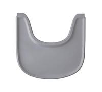 Plateau de Chaise Haute Compatible avec Stokke Tripp Trapp, Plateau Accessoire en Polypropylène Durable, Table de Repas 42x42cm Antidérapant et Facile à Nettoyer (Gris)