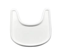 Plateau de chaise haute pour chaise Stokke Tripp Trapp - Plateau sur chaise haute - Set de table en polypropylène - Accessoires de chaise haute - 42 x 42 cm (blanc)