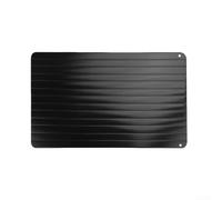 Plateau de décongélation en aluminium pour viande, poisson et repas réfrigérés, pas d'électricité nécessaire, plaque de décongélation pour la sécurité alimentaire de cuisine (L)