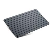 Plateau de Decongelation - Plaque Decongelation Rapide - Planche pour Viande et Degivrage des Aliments Congeles - sans Electricite - 35,5 x 20 CM Noir G