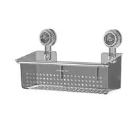 Plateau de douche mural, étagère de douche stable, panier stable avec montage facile, utilitaire de salle de bain avec ajustement compact, 31,5 x 14,5 x 18,5 cm, accessoire de rangement, support