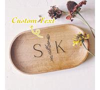 Plateau de faveurs de mariage personnalisé et gravé, plateau organisateur polyvalent, plateau de vanité, plateau en bois personnalisé, cadeau pour les jeunes mariés, cadeau pour les demoiselles d'honn