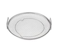 Plateau de filtre à huile, panier de vidange en d'acier inoxydable de 22 cm, égouttoir à nourriture, plateau de gril de barbecue, passoire de vidange en filet avec poignée pour