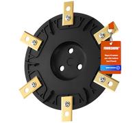 Plateau de Lame de Rechange pour Robot Tondeuse à 6 Lames, Disque Rotatif, Compatible avec Worx Landroid S&M (jusqu'à 2020), Landxcape, Kress, Compatible avec Einhell Freelexo