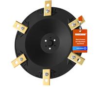 Plateau de Lame pour Robot Tondeuse à 6 Lames, Disque Rotatif, Compatible avec Worx Landroid L800 & L1000 (à partir de 2020) Swift