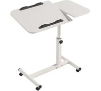 Plateau de lit pliable en bois - Table réglable pour petit déjeuner, manger, travail, casse-tête et lecture | Table polyvalente avec pieds pliables pour une utilisation sur les genoux ou les chaises