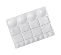 Plateau de mélange d ' art en plastique, antidérapant, 20 Zones de couleurs, accessoire professionnel de peinture à l ' aquarelle, Palettes d ' aquarelle en plastique