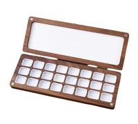 Plateau de peinture aquarelle avec palettes Pan Small, 24 square | Boîte de peinture en plastique avec palettes pour peinture de, petites Palettes de peintures artistiques,