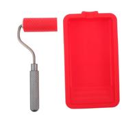 Plateau de Peinture en Silicone Réutilisable, Applicateur Précis | Base Antidérapante, Bords Relevés, Transition Courbe, pour Moulures, Appuis de Fenêtre et Couloirs