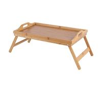 Plateau de petit-déjeuner pliable portable - T pour manger, travailler ou se détendre à la maison - Table de service polyvalente avec rangement facile et pieds réglables pour un confort ultime
