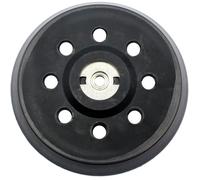 Plateau de ponçage Ø 125 mm - 8 trous pour ponceuses Metabo - Finition mi-dure pour surfaces planes et incurvées- 631220000