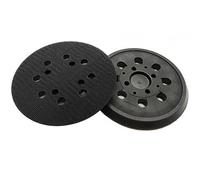 Plateau de ponçage 125 mm - Plateau de support Velcro pour Bosch, plaque de ponçage 125 mm avec velcro, accessoires pour ponceuse excentrique PEX 300/400 AE / 4000 AE/AdvancedOrbit 18 (noir)