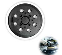 Plateau de Ponçage 125 mm Plateau Ponceuse Compatible avec Bosch PEX 300 AE / 400 AE, Plateau Ponceuse 8 Trous Auto-Agrippant en PU pour Ponceuse Excentrique
