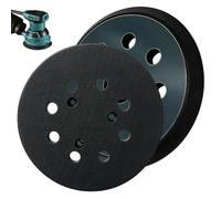 Plateau de Ponçage 125mm 8 Trous, Plateau Ponceuse Compatible avec Makita, Fixation 3 Vis Tampon de Remplacement Disque Ponceuse pour BO5010 BO5030 BO5031 BO5041