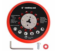 Plateau de Ponçage 150mm 72 Trous compatible avec Bosch RSM6045 GEX 34-150 | Con Fijación Hook y Loop, Llave Incluida y Diseño Multihole para GET75-150 GEX40-150 OE 2608900007 Lijadora Excéntrica