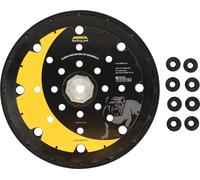 Plateau de ponçage pour LEROS Ø 225 mm auto-agrippant 25 trous + 8 vis de fixation - MIRKA - MIW9514312
