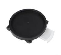 Plateau de pot de fleurs amovible avec roues rotatives - Soucoupe en plastique pour la maison et le jardin - Facile à déplacer et à nettoyer - Noir (286 mm) (286 mm)