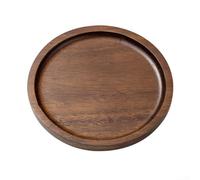 Plateau de pour service en Bois Massif Design Minimaliste - Support Rectangulaire pour Boissons Snacks et Fruits - Décoration Intérieure Chaleureuse(TP03（Small）)
