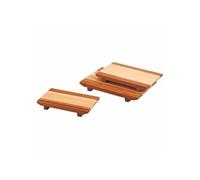 Plateau de Présentation en Bambou pour Sushi L 24 à 27 cm